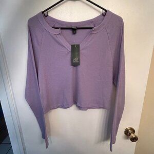 New with tag Girl's Wild Fable long sleeved thermal top Size M